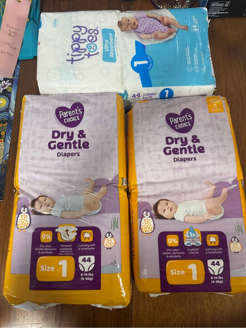 Size 1 diapers